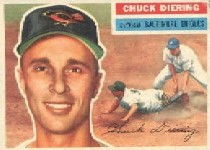 1956 Topps      019      Chuck Diering DP